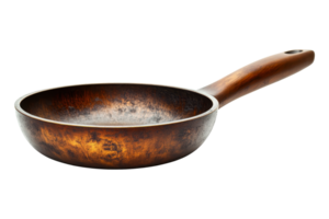 Minimal frying pan on isolated view png