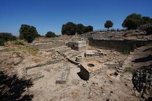 Troy ancient city in Canakkale, Turkiye photo