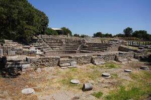 Troy ancient city in Canakkale, Turkiye photo