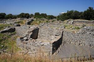 Troy ancient city in Canakkale, Turkiye photo