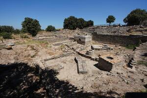 Troy ancient city in Canakkale, Turkiye photo