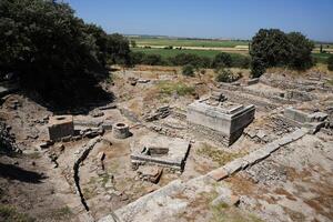 Troy ancient city in Canakkale, Turkiye photo