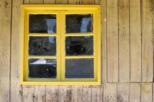 Window as an architectural detail in the construction of buildings and structures. photo