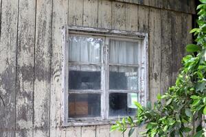 Window as an architectural detail in the construction of buildings and structures. photo