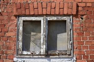 Window as an architectural detail in the construction of buildings and structures. photo