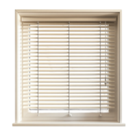 Classic Window Frame with Blinds on Clear Background png