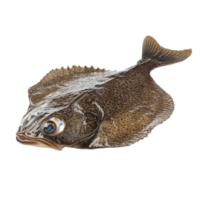 Fish with Big Head and Large Eyes on Transparent Background png
