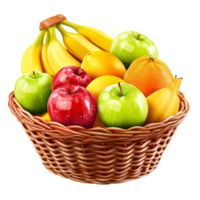 Fruit Basket on a transparent background png