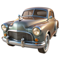 Classic Car Render Front View png