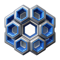Abstract 3D Hexagon Pattern Background png