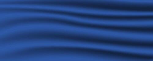 a blue silk background with a wavy pattern vector
