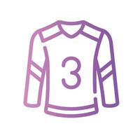 clothes Line Gradient Icon White Background vector