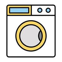 Smooth Layer Washing Machine Art vector