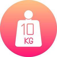 Weights Icon Design Symbol vector