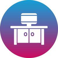 Tv Table Icon Design Symbol vector