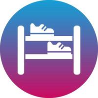 Shoe Rack Icon Design Symbol vector
