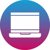 Laptop Icon Design Symbol vector