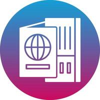 Passport Icon Design Symbol vector