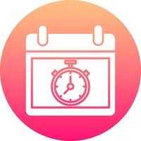 Timer Icon Design Symbol vector