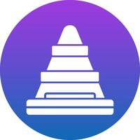 Traffic Cone Icon Design Symbol vector