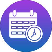 Time And Date Icon Design Symbol vector