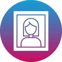 Portrait Icon Design Symbol vector