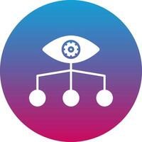 Supervision Icon Design Symbol vector