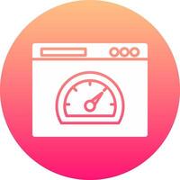 Speed Test Icon Design Symbol vector