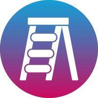 Step Ladder Icon Design Symbol vector