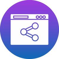 Share Icon Design Symbol vector