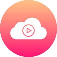 Streaming Icon Design Symbol vector