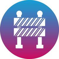 Road Block Icon Design Symbol vector