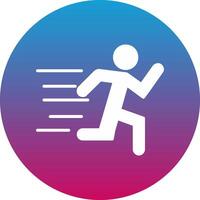Running Icon Design Symbol vector
