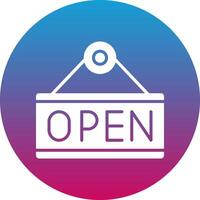 Open Icon Design Symbol vector