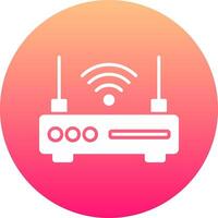 Router Icon Design Symbol vector