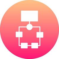 Flowchart Icon Design Symbol vector