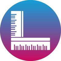 Ruler Icon Design Symbol vector