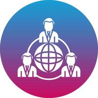 Outsourcing Icon Design Symbol vector