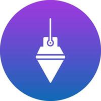 Plumb Bob Icon Design Symbol vector