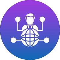 Outsource Icon Design Symbol vector