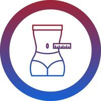 Waist Icon Design Symbol vector