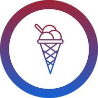 Ice Cream Icon Design Symbol vector