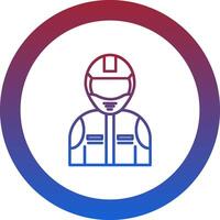 Racer Icon Design Symbol vector