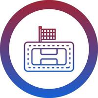 Race Track Icon Design Symbol vector