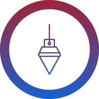 Plumb Bob Icon Design Symbol vector