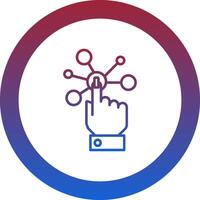 Interaction Icon Design Symbol vector