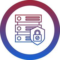 Database Icon Design Symbol vector