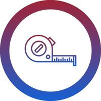 Measure Tape Icon Design Symbol vector