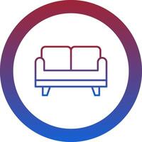 Sofa Bed Icon Design Symbol vector