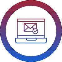 Mailing Icon Design Symbol vector